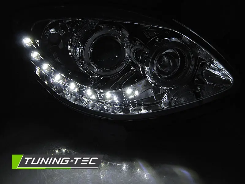 Headlights Renault Twingo II 07-11 Daylight Chrome – náhľad 2