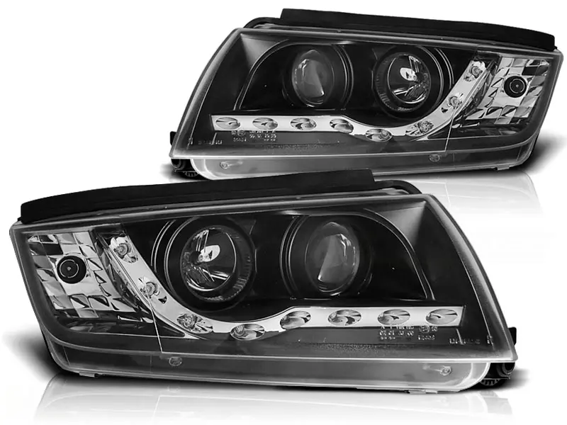 Headlights Škoda Fabia I 99-08 Daylight Black