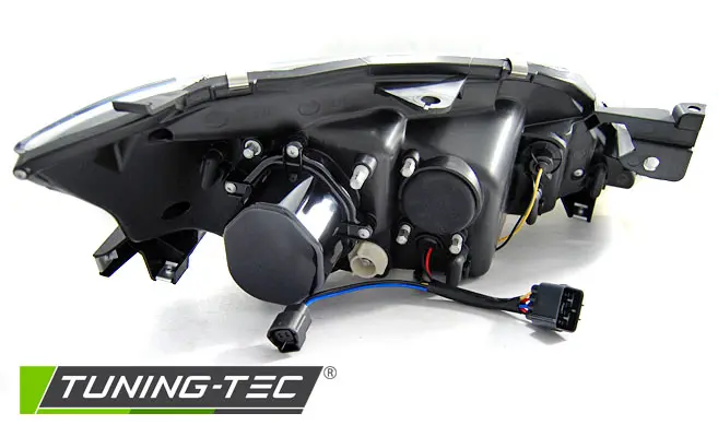 Headlights Subaru Impreza III 07-12 Xenon Tube Light Black – náhľad 3