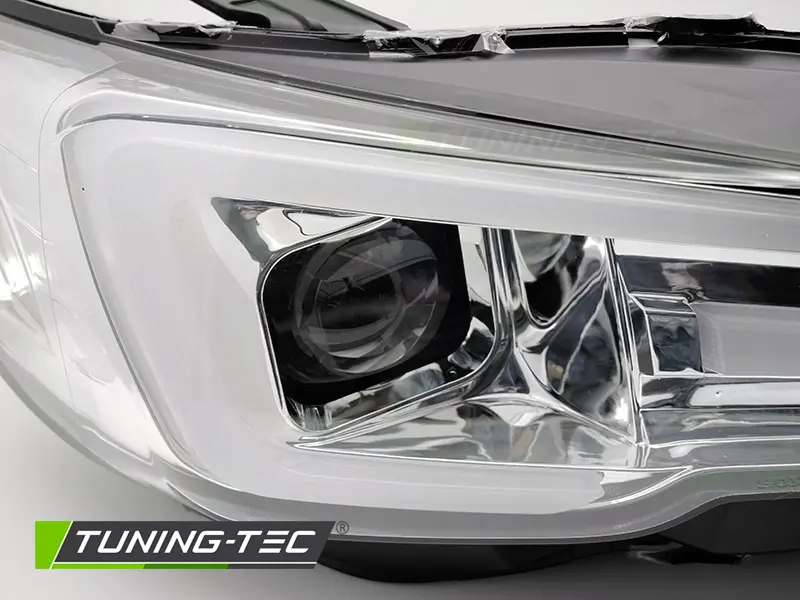 Headlights Subaru WRX 14-22 LED DRL Chrome – náhľad 2