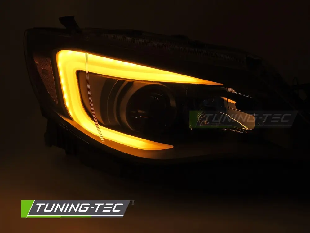 Headlights Subaru WRX 08-14 Tube Light Black – náhľad 3