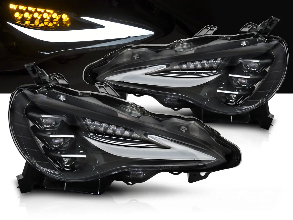 Headlights Toyota GT86 / Subaru BRZ 12-21 Full LED DRL