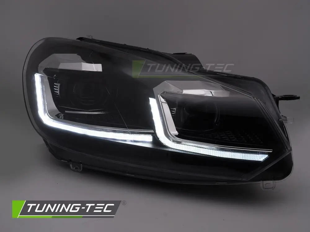 Headlights Volkswagen Golf VI 08-12 Silver Line LED DRL – náhľad 4