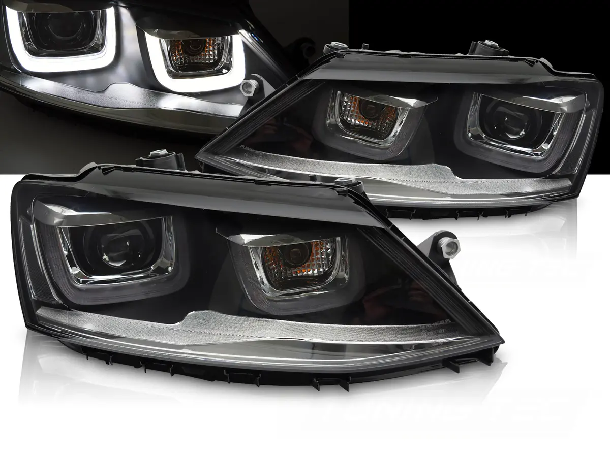Headlights Volkswagen Jetta VI 11-18 U-LED DRL