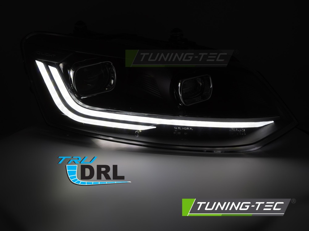 Headlights Volkswagen Polo V 6R 09-17 Red Line LED DRL – náhľad 2