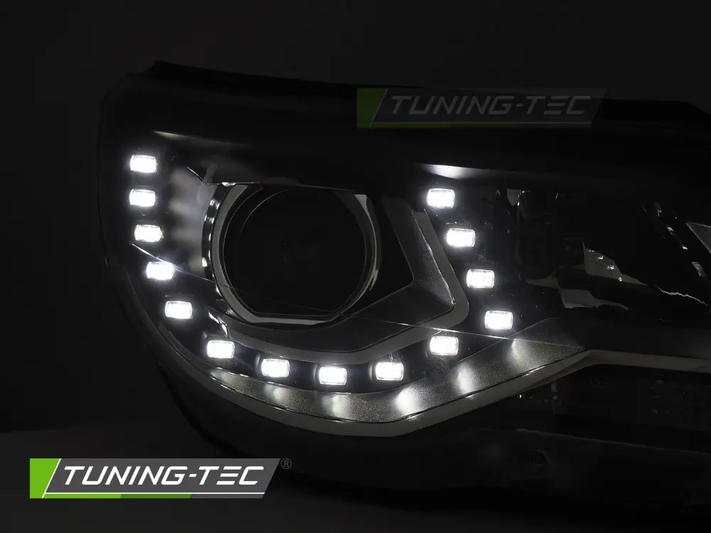 Headlights Volkswagen Tiguan I 07-11 Daylight Black – náhľad 3