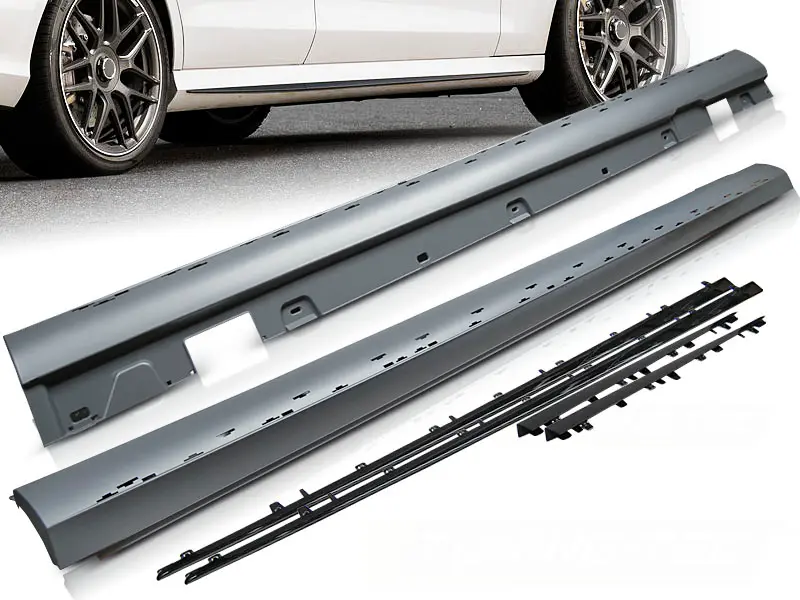 Side Skirts Mercedes W213 16-23 Sport Glossy Black