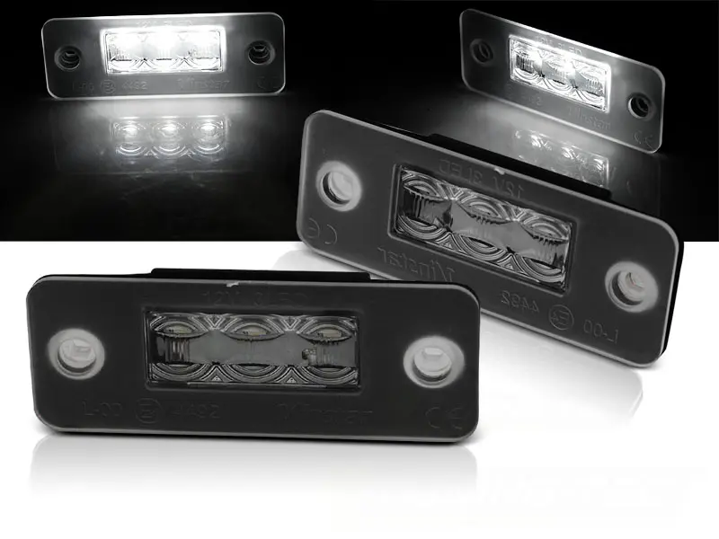 License Plate Lights Audi A8 D3 02-09 3x SMD LED