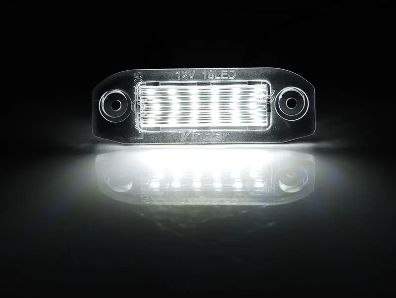 License Plate Lights Volvo S40 / V50 / S60 / V70 / S80 / XC60 / XC70 / XC90 LED – náhľad 2