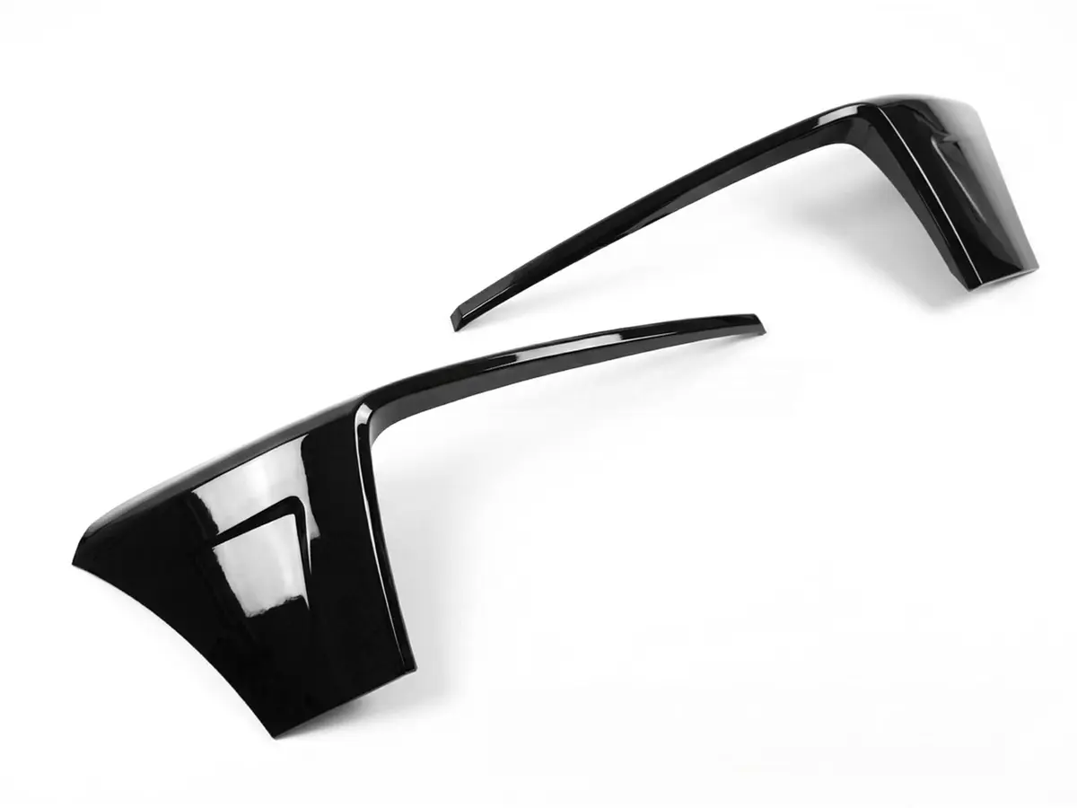 Front Bumper Side Splitters VW T6 15-19 SPORT STYLE Glossy Black
