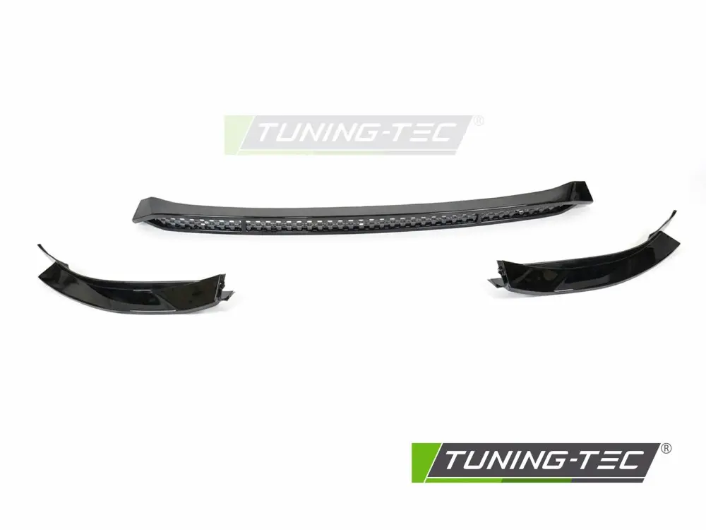 Front Bumper Spoiler VW T6.1 20-24 SPORT STYLE Glossy Black – náhľad 3