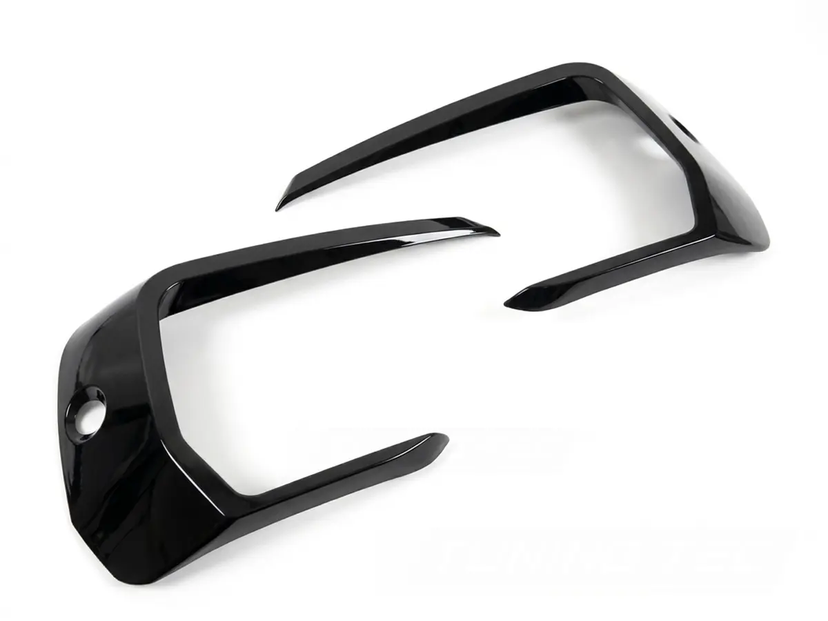 Front Bumper Side Splitters VW T6.1 20-24 Sport Style Glossy Black