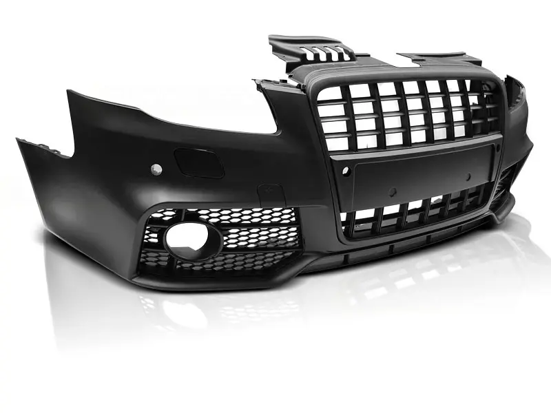 Front Bumper Audi A4 B7 04-08 Sport Black PDC