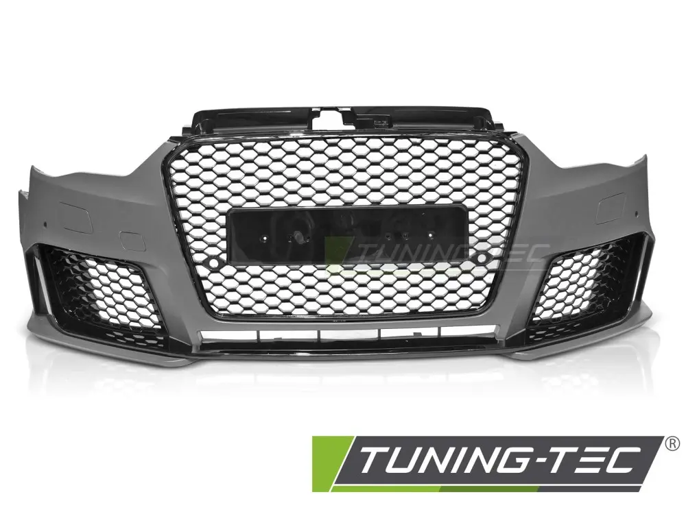 Front Bumper Audi A3 8V 12-16 Sport Black PDC – náhľad 2