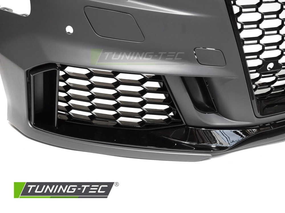 Front Bumper Audi A3 8V 17-20 Sport Black PDC – náhľad 3