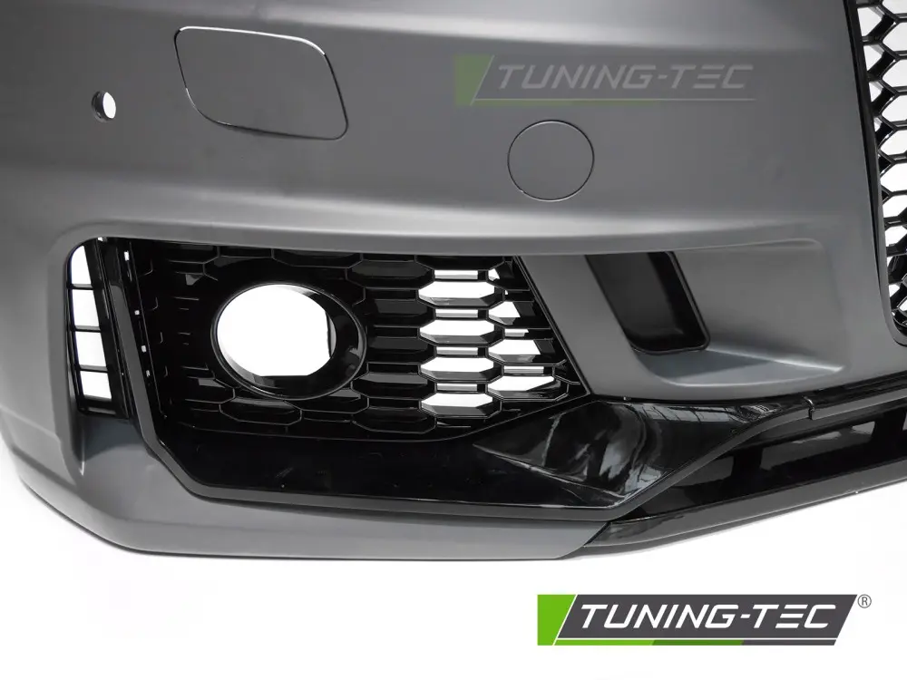 Front Bumper Audi A4 B8 08-11 Sport Black PDC – náhľad 3