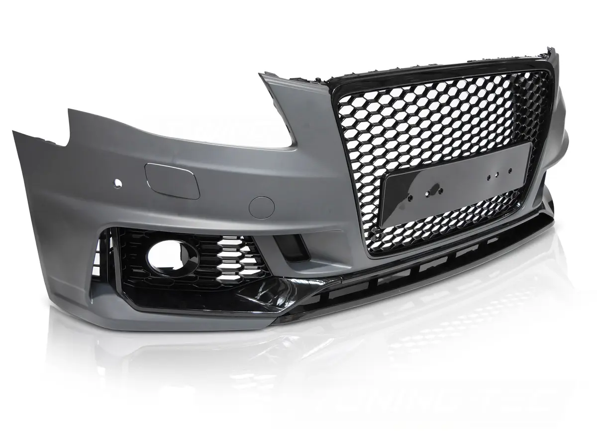 Front Bumper Audi A4 B8 08-11 Sport Black PDC