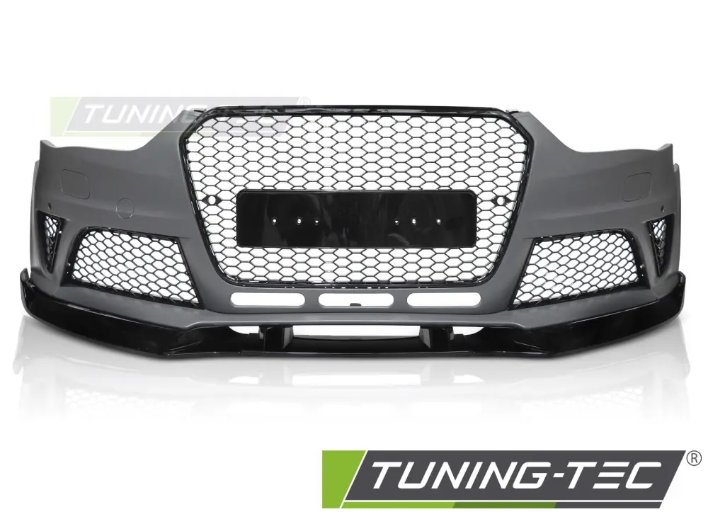 Front Bumper Audi A4 B8 12-15 Sport Black PDC – náhľad 2