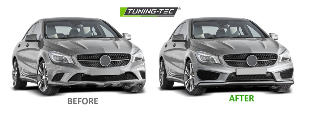 Front Bumper Mercedes CLA W117 13-16 Sport PDC – náhľad 4