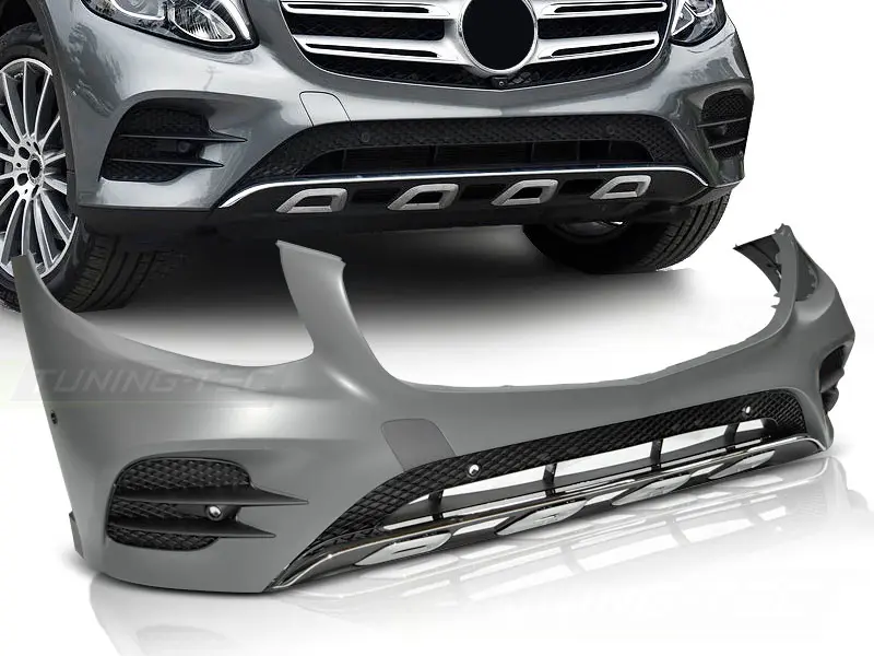 Front Bumper Mercedes GLC W253 15-18 Sport PDC Black