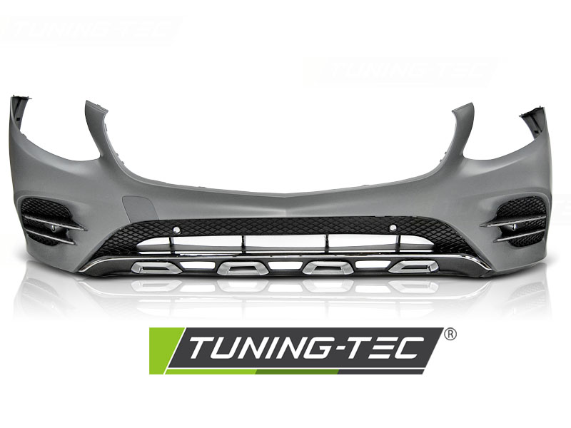 Front Bumper Mercedes GLC W253 15-18 Sport PDC Chrome – náhľad 2