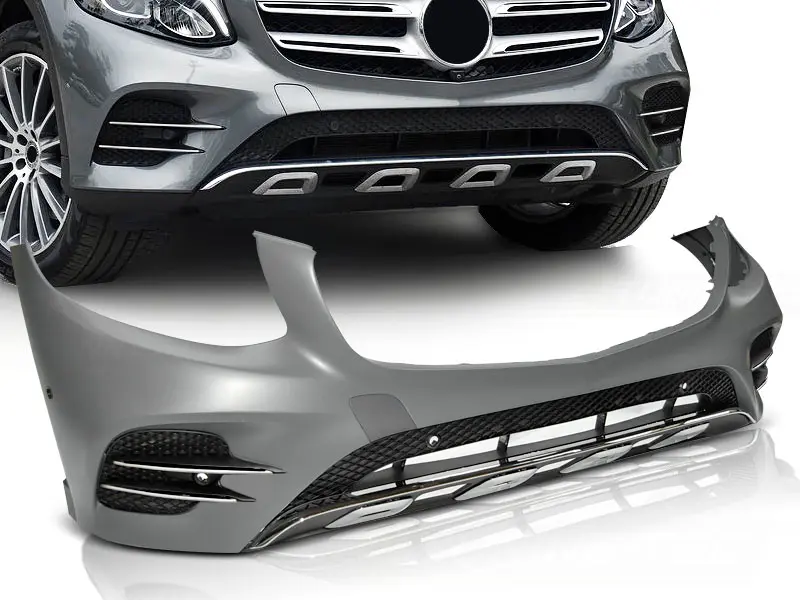 Front Bumper Mercedes GLC W253 15-18 Sport PDC Chrome