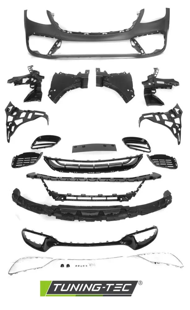 Front Bumper Mercedes S Class W222 18-20 Sport Style PDC – náhľad 4