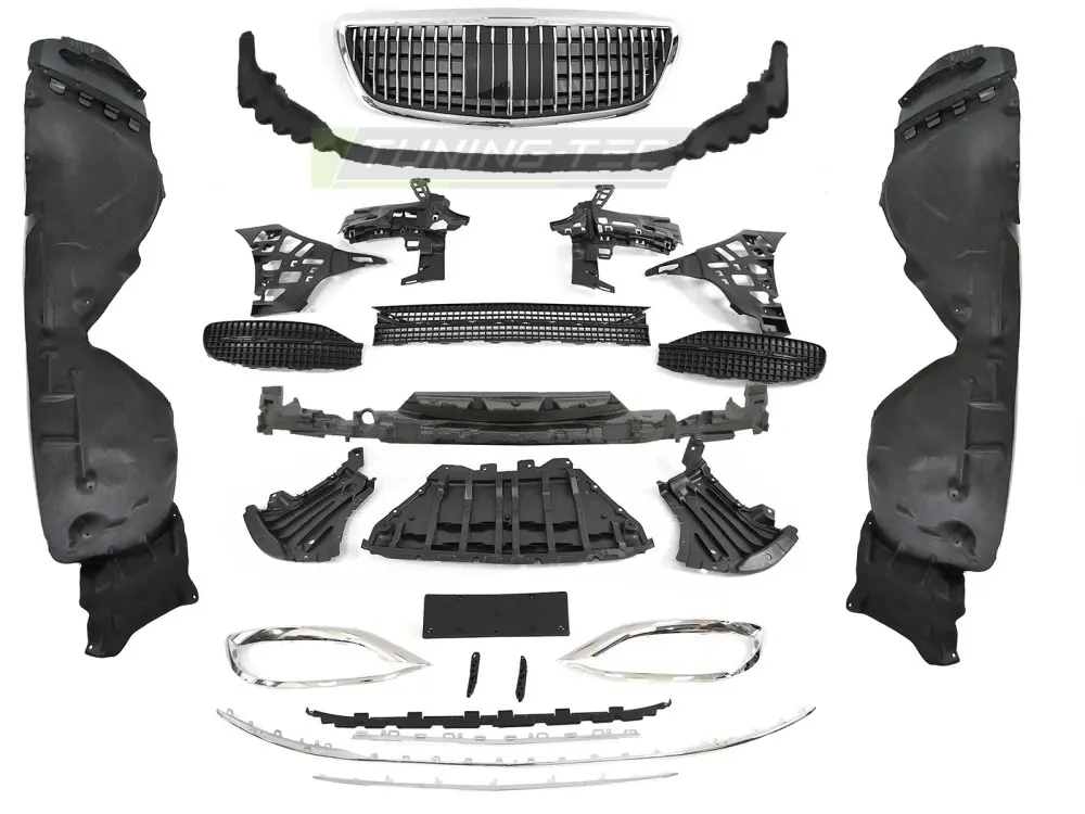 Front Bumper Mercedes S Class W222 18-20 Sport Style PDC ACC – náhľad 3