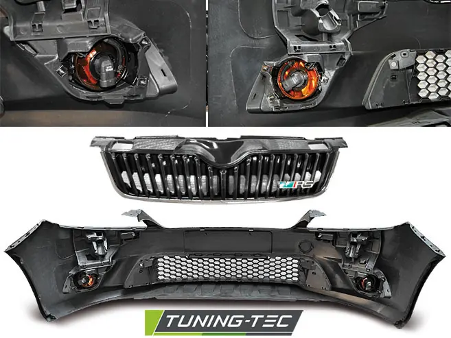 Front Bumper Škoda Fabia II 10-14 Sport – náhľad 3