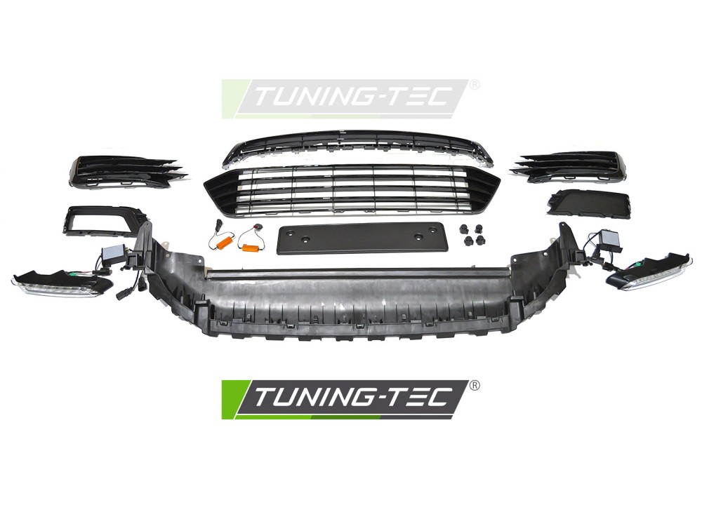 Front Bumper Volkswagen Scirocco 14-17 Sport PDC DRL – náhľad 4