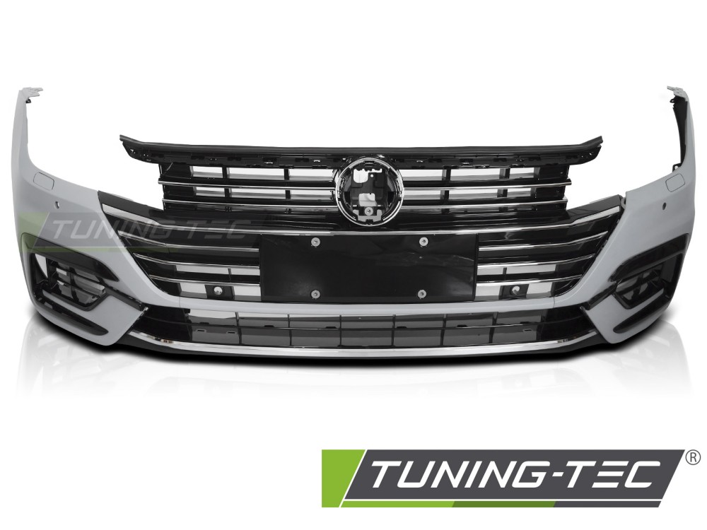 Front Bumper Volkswagen Arteon 17-20 Sport Chrome – náhľad 2