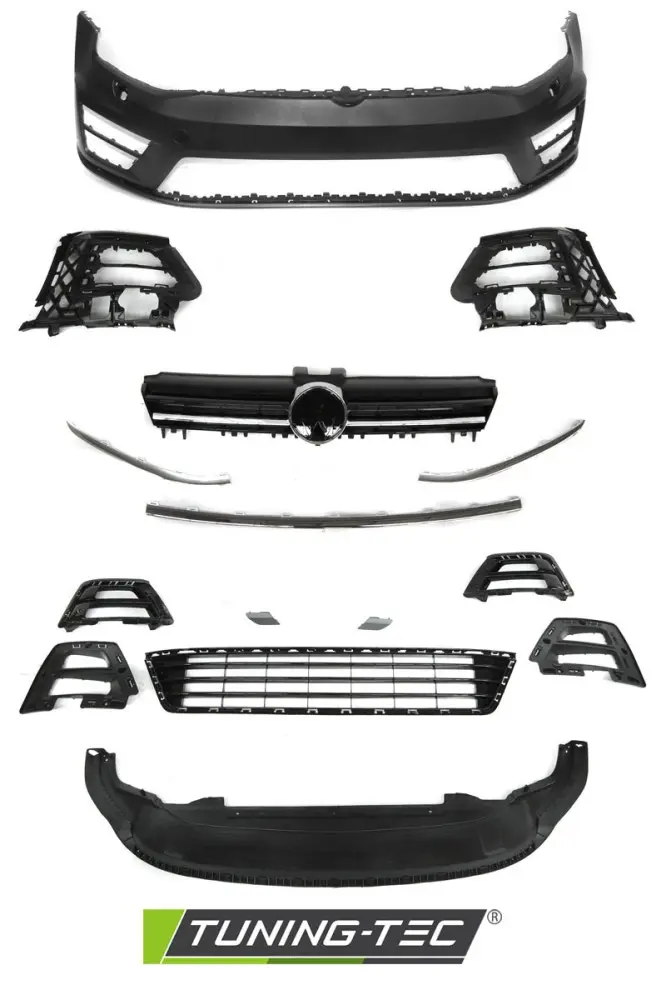 Front Bumper Volkswagen Golf VII 13-17 Sport PDC – náhľad 4