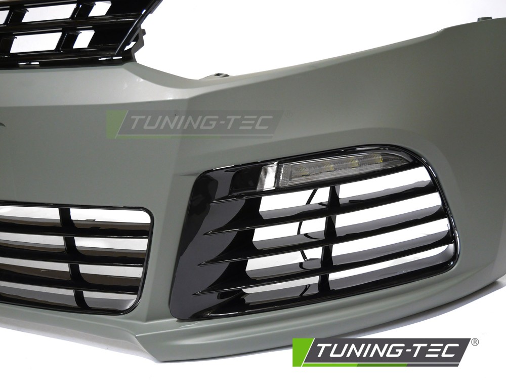 Front Bumper Volkswagen Polo 6R 09-17 R Style DRL – náhľad 3