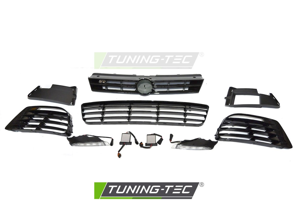 Front Bumper Volkswagen Polo 6R 09-17 R Style DRL – náhľad 5