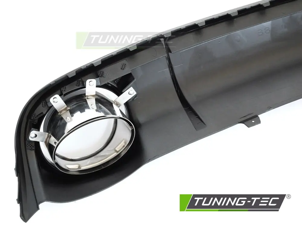 Diffuser Audi A4 B8 08-11 Single Outlet Glossy Black Sport Style – náhľad 4