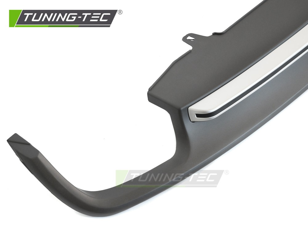 Diffuser Audi A6 C7 11-14 Silver Sport S Style Twin Outlet – náhľad 3