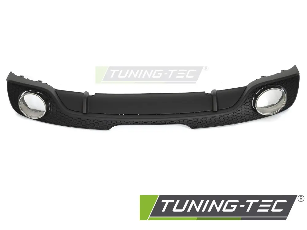 Diffuser Audi TT 8J 06-14 Twin Outlet Matt Black Sport Style – náhľad 2