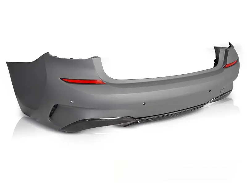 Rear Bumper BMW G20 19-22 Performance Style Glossy Black PDC