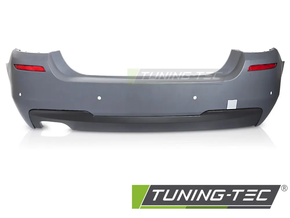 Rear Bumper BMW 5 Series F10 10-16 Sport Style PDC Single Outlet – náhľad 2