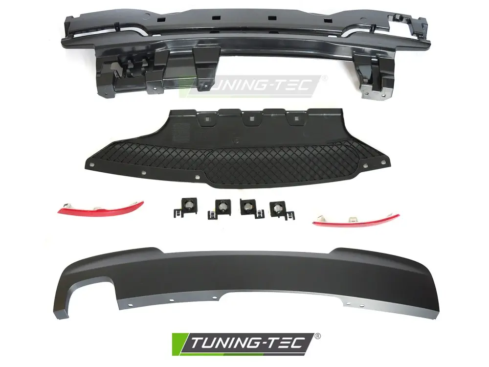 Rear Bumper BMW 5 Series F10 10-16 Sport Style PDC Single Outlet – náhľad 3