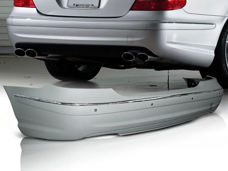 Rear Bumper Mercedes W211 02-06 Sedan Sport PDC