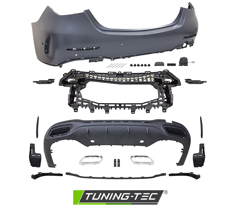 Rear Bumper Mercedes W206 21- Sport Style PDC – náhľad 5