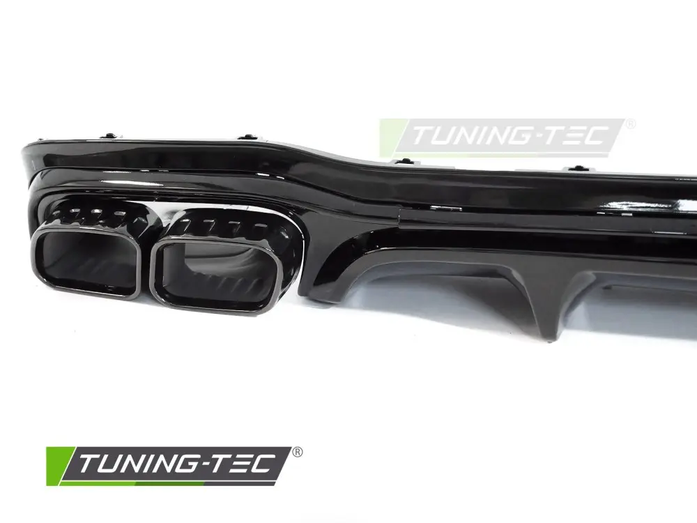 Diffuser Mercedes E-Class W213 / S213 20-23 Twin Outlet Glossy Black Sport – náhľad 2