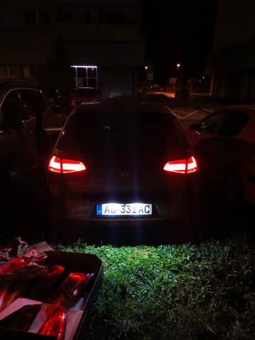 Tail lights VW Golf 7 LED BAR Smoke – customer photo (Konstantin M.) 2/2