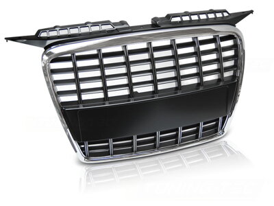 Predná maska S8 Look Audi A3 05-08 Chrome Black