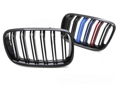 Maska BMW X5 E70 X6 E71 Double Bar Tri-Colour