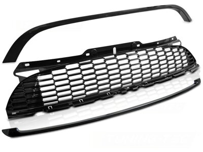 Predná maska Mini R56 R57 R55 JCW Style Glossy Black