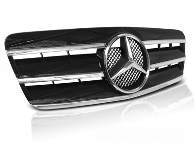 Maska Mercedes CLK W208 96-02 Black Chrome
