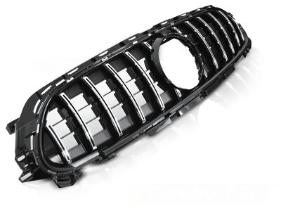 Predná maska Mercedes W213 20-23 Chrome Black