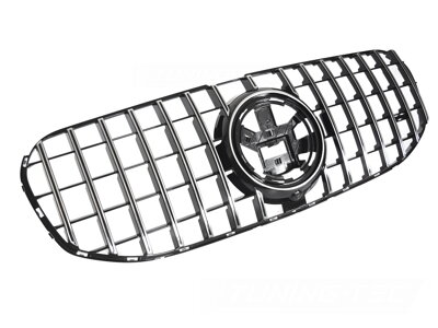 Predná maska Mercedes GLS X167 19-23 GT Style Black Chrome